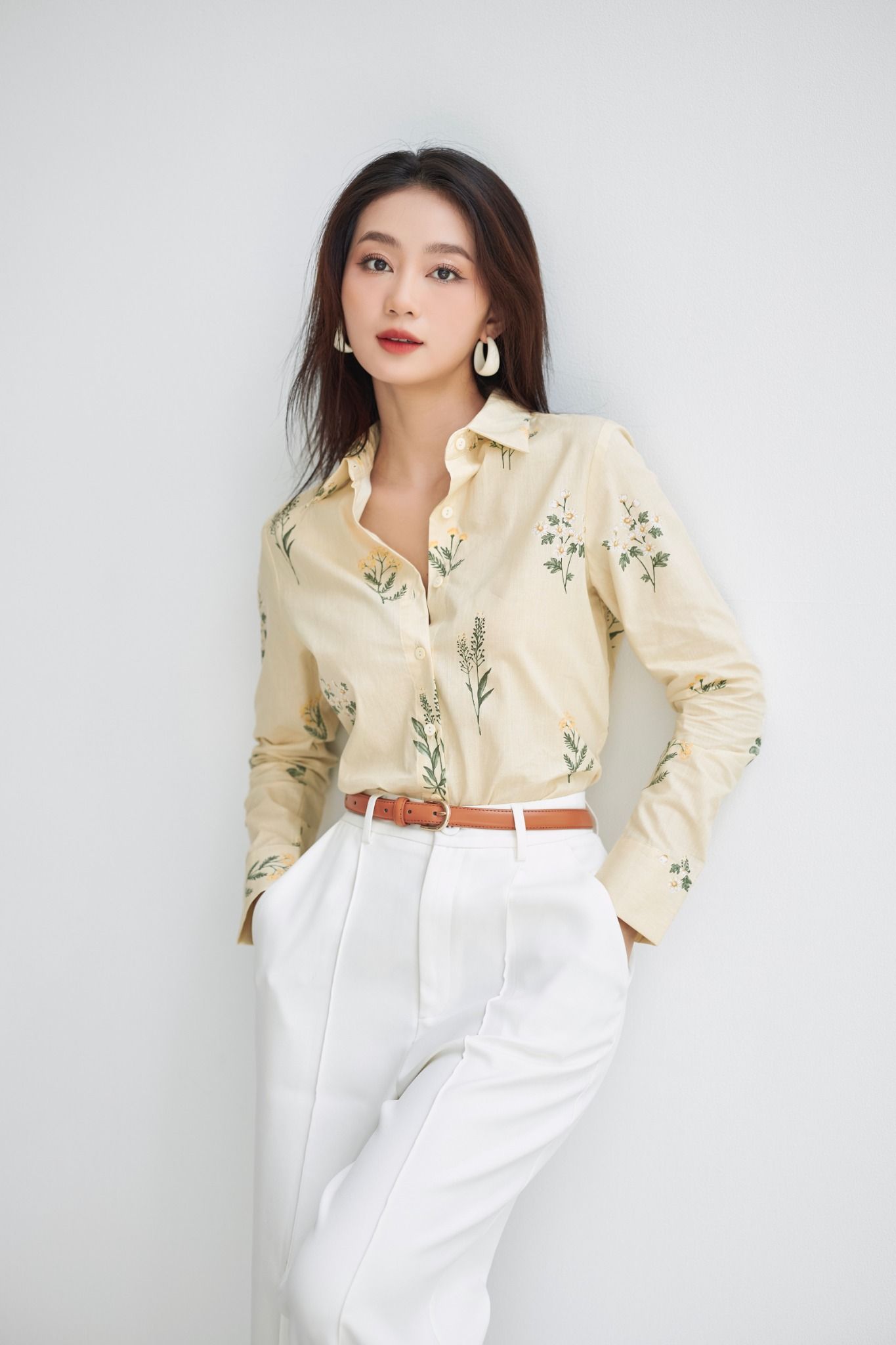 Áo Sơ Mi Hoa Cúc Regular FAS295