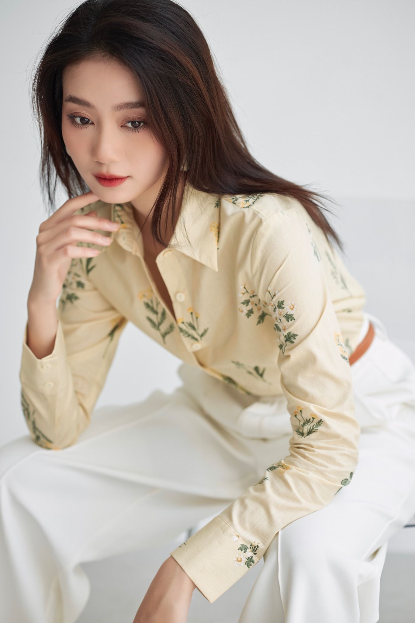Áo Sơ Mi Hoa Cúc Regular FAS295