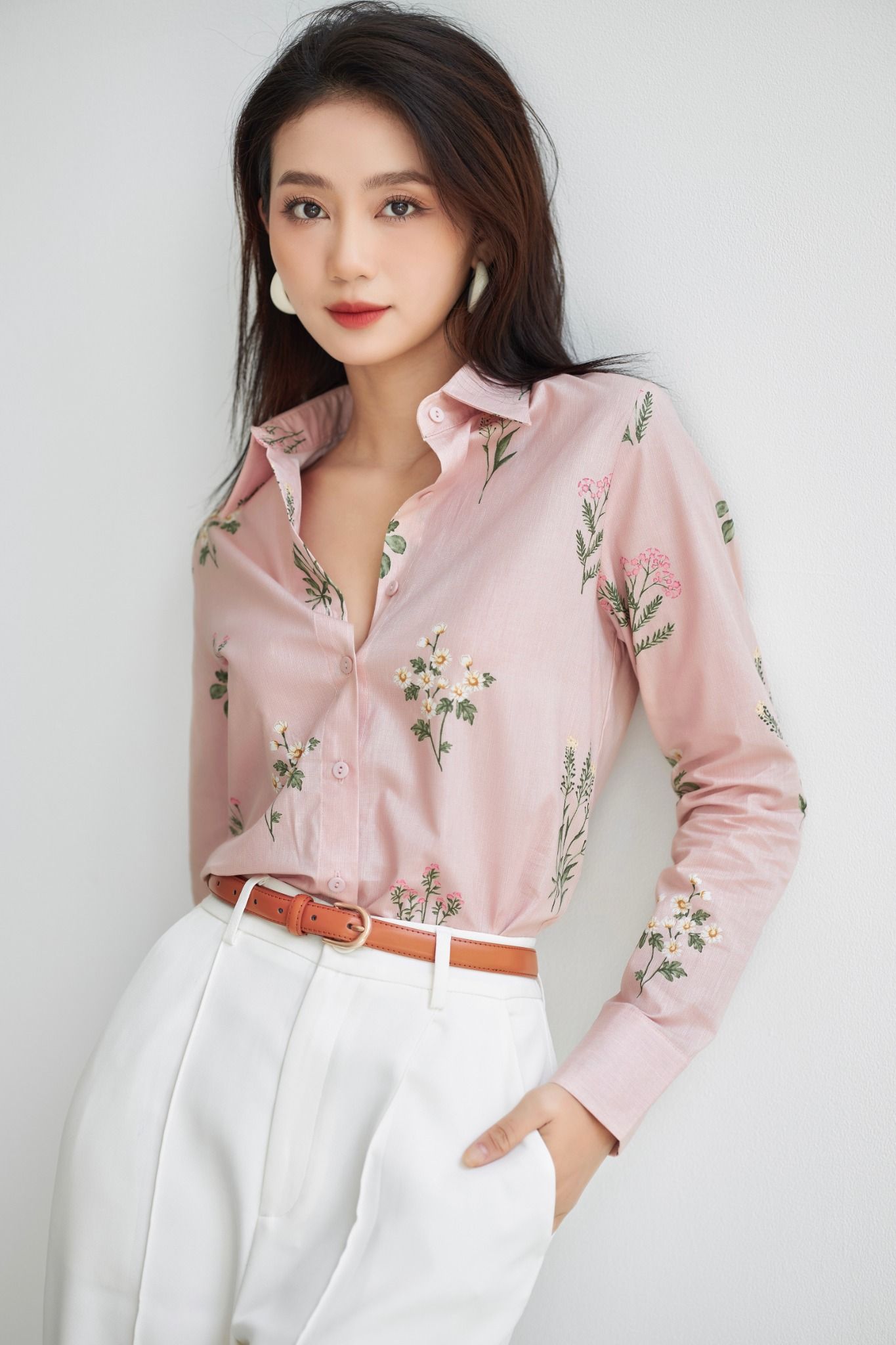 Áo Sơ Mi Hoa Cúc Regular FAS295