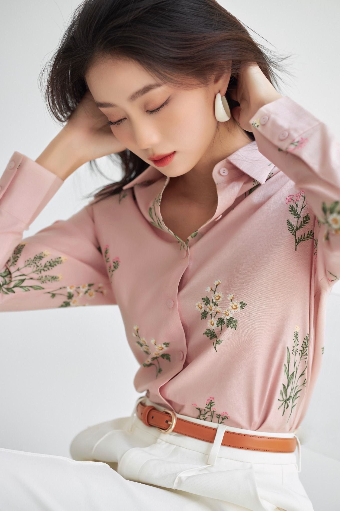 Áo Sơ Mi Hoa Cúc Regular FAS295