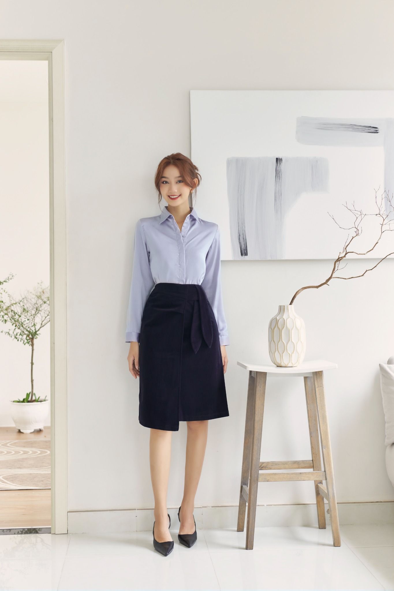 Chân Váy Chữ A Tai Thỏ FVA019