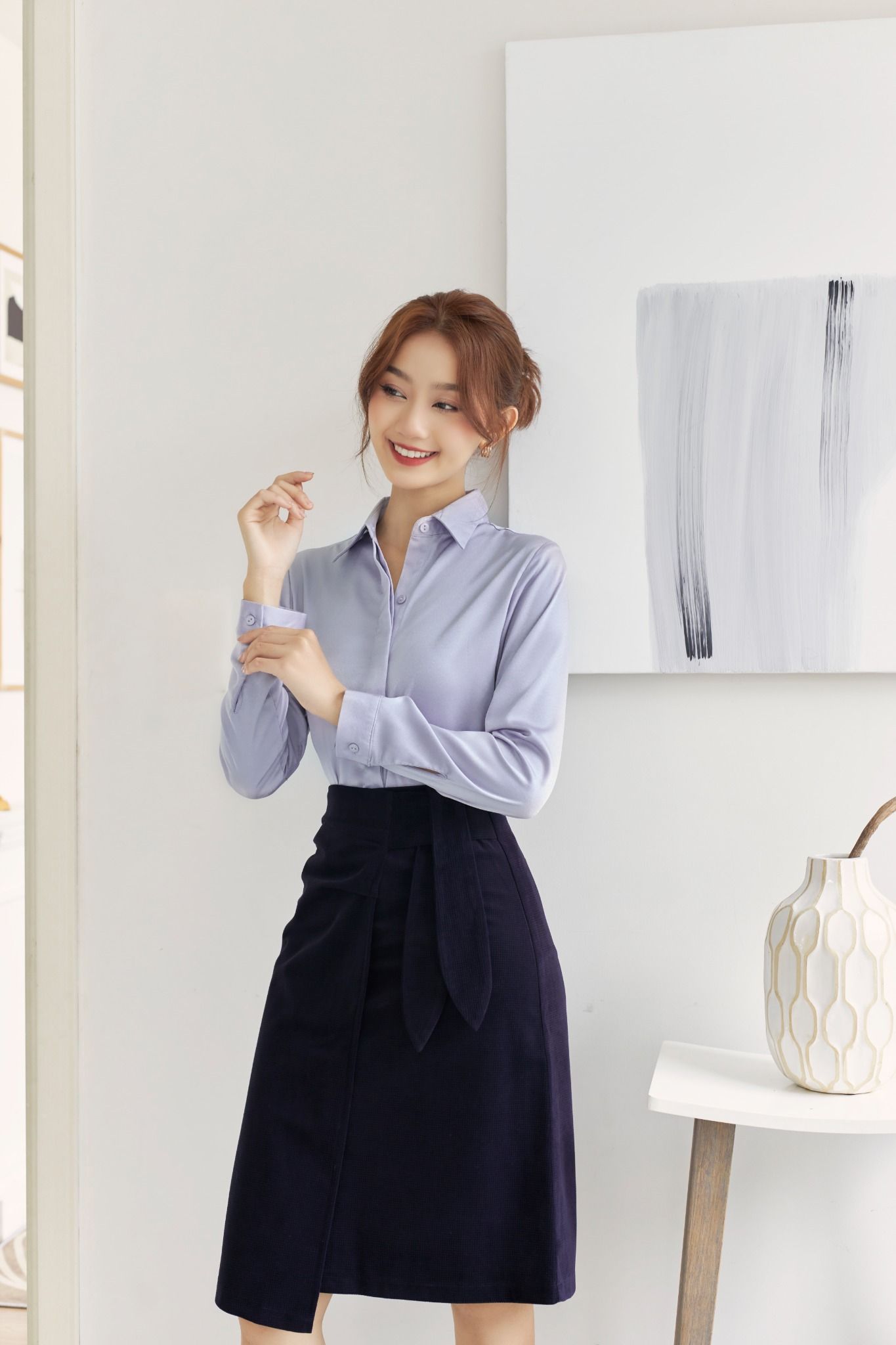 Chân Váy Chữ A Tai Thỏ FVA019