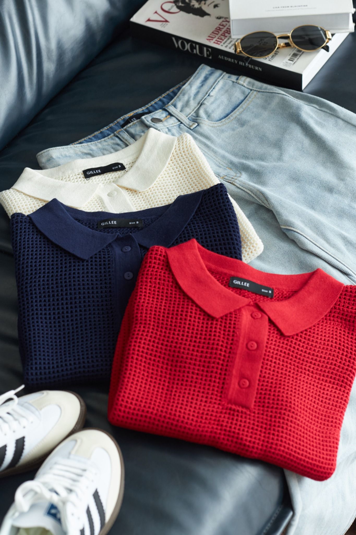 Polo Lưới Dệt Kim FAP070