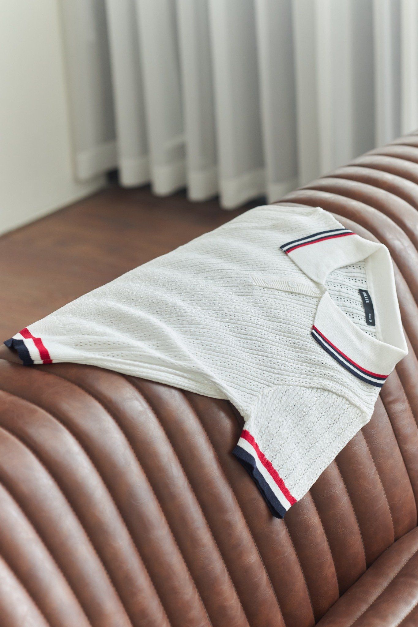 Polo Dệt Kim Viền FAP071