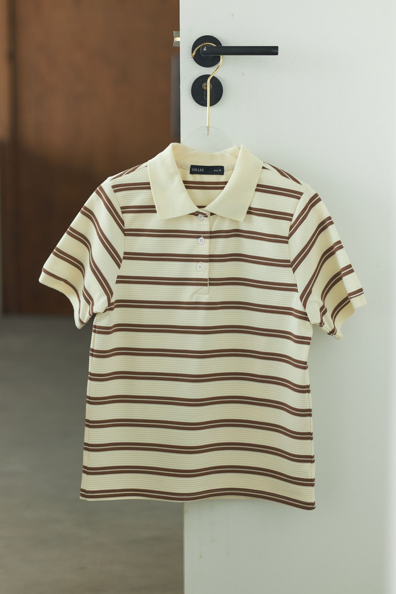 Áo Thun Polo Sọc Ngang FAP077