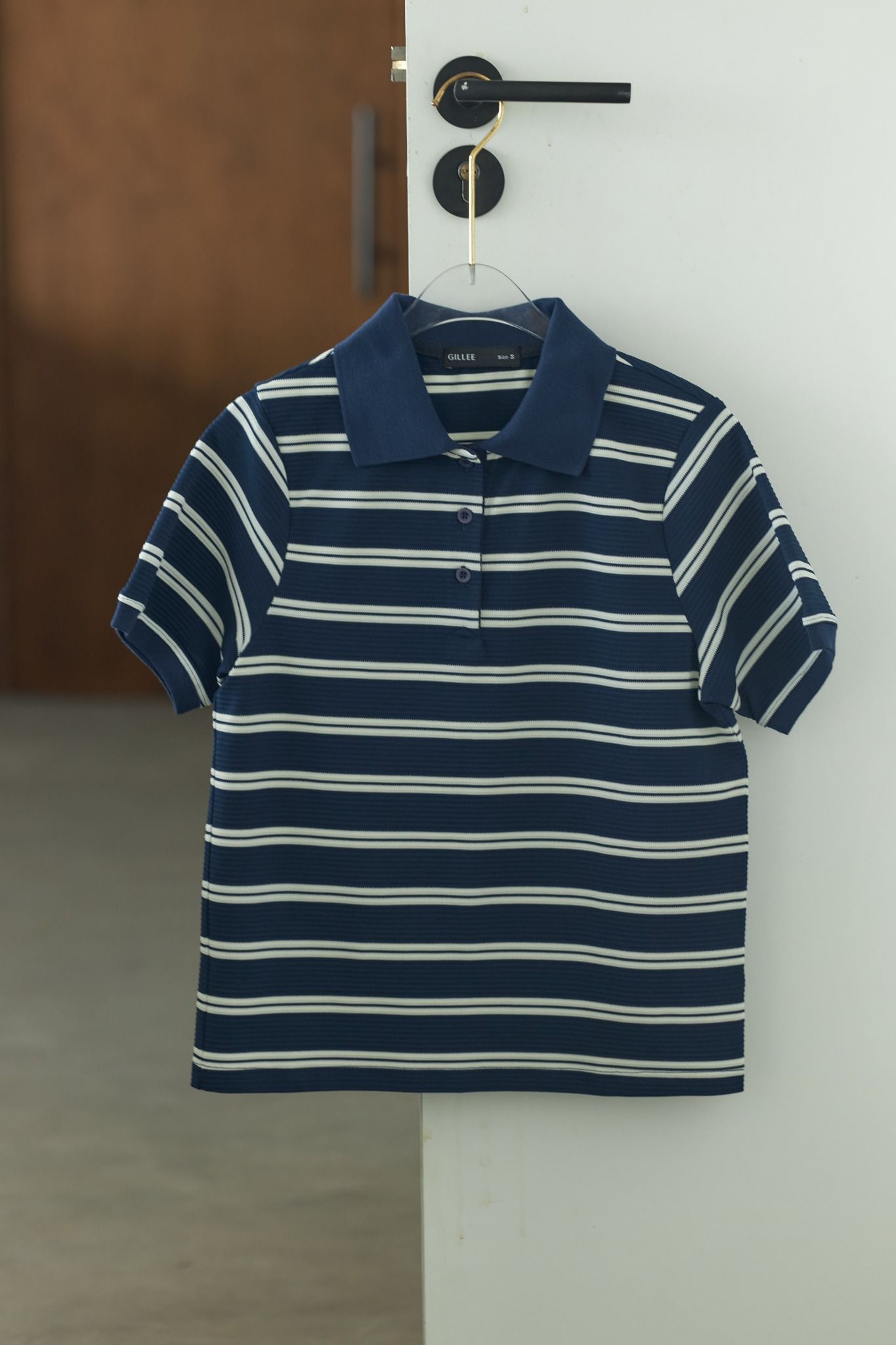 Áo Thun Polo Sọc Ngang FAP077