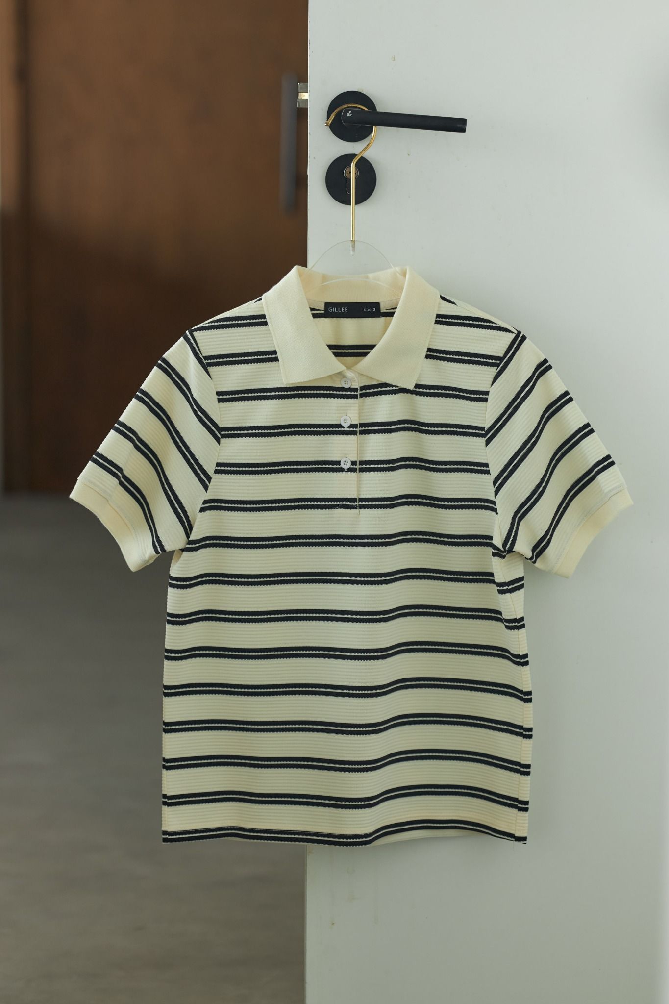 Áo Thun Polo Sọc Ngang FAP077