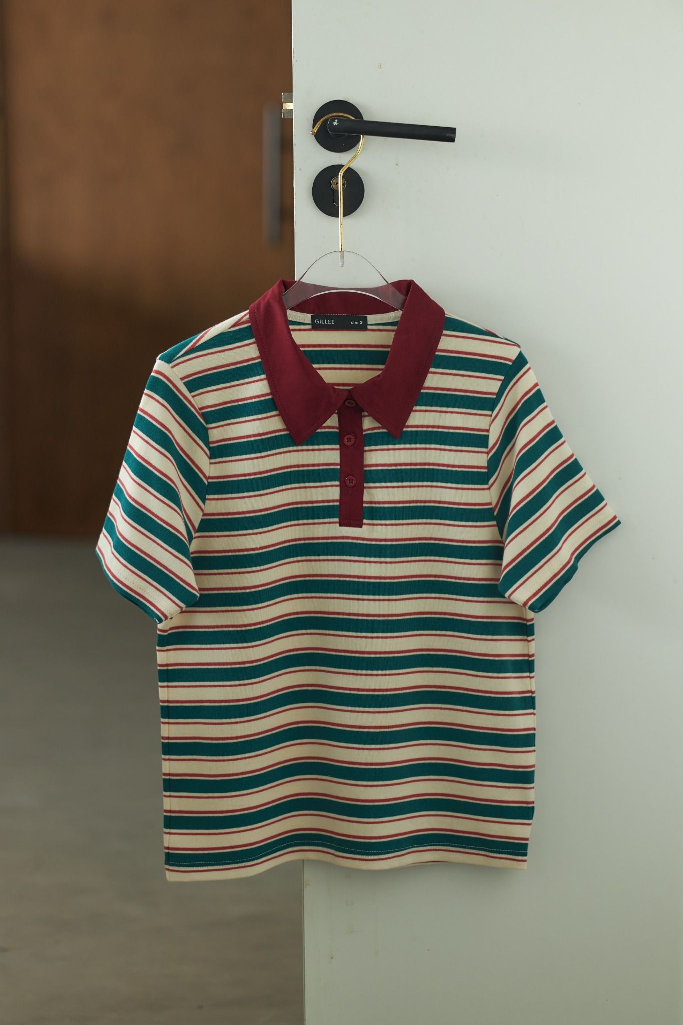 Áo Thun Polo Sọc Ngang FAP076