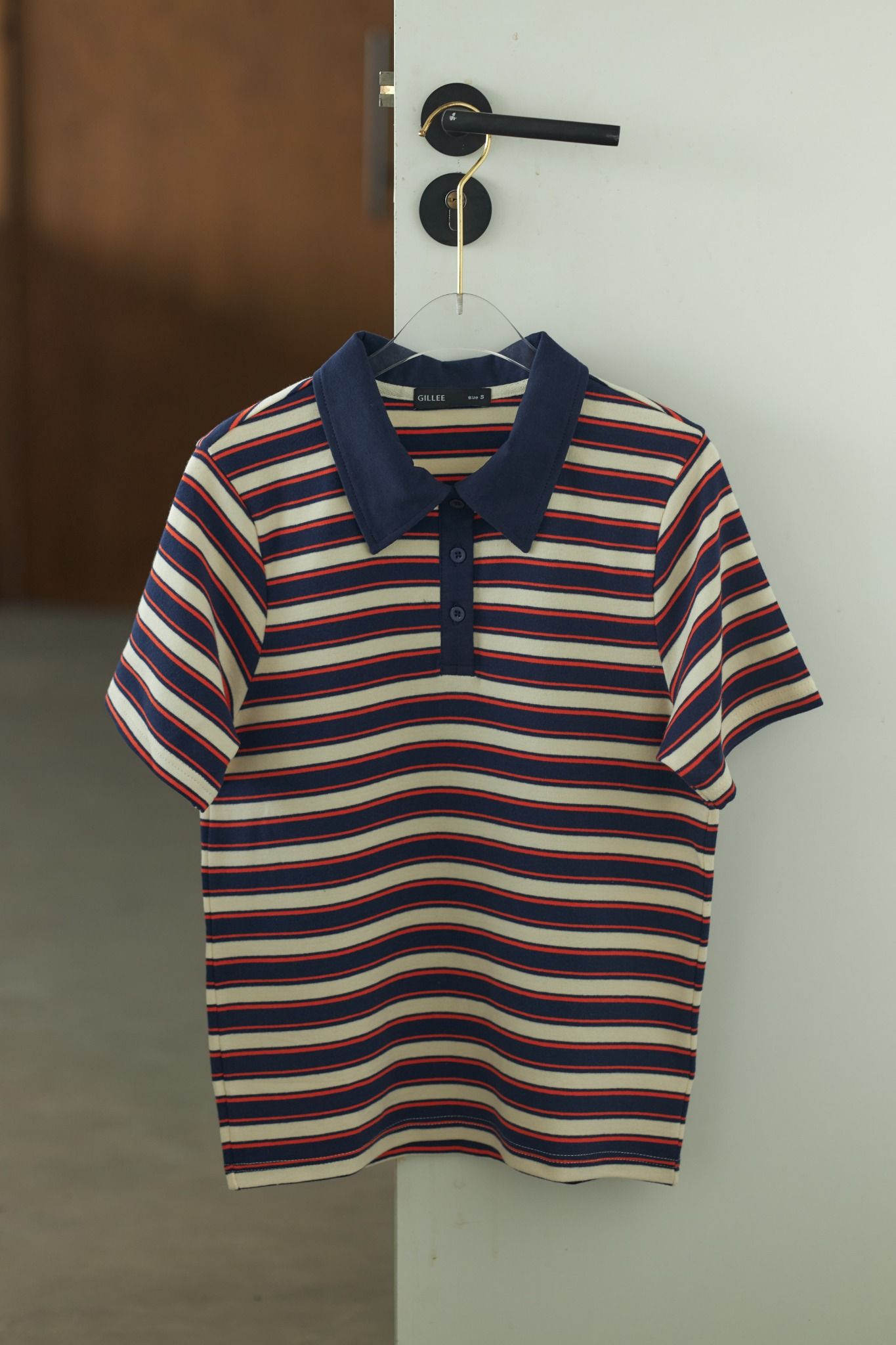 Áo Thun Polo Sọc Ngang FAP076