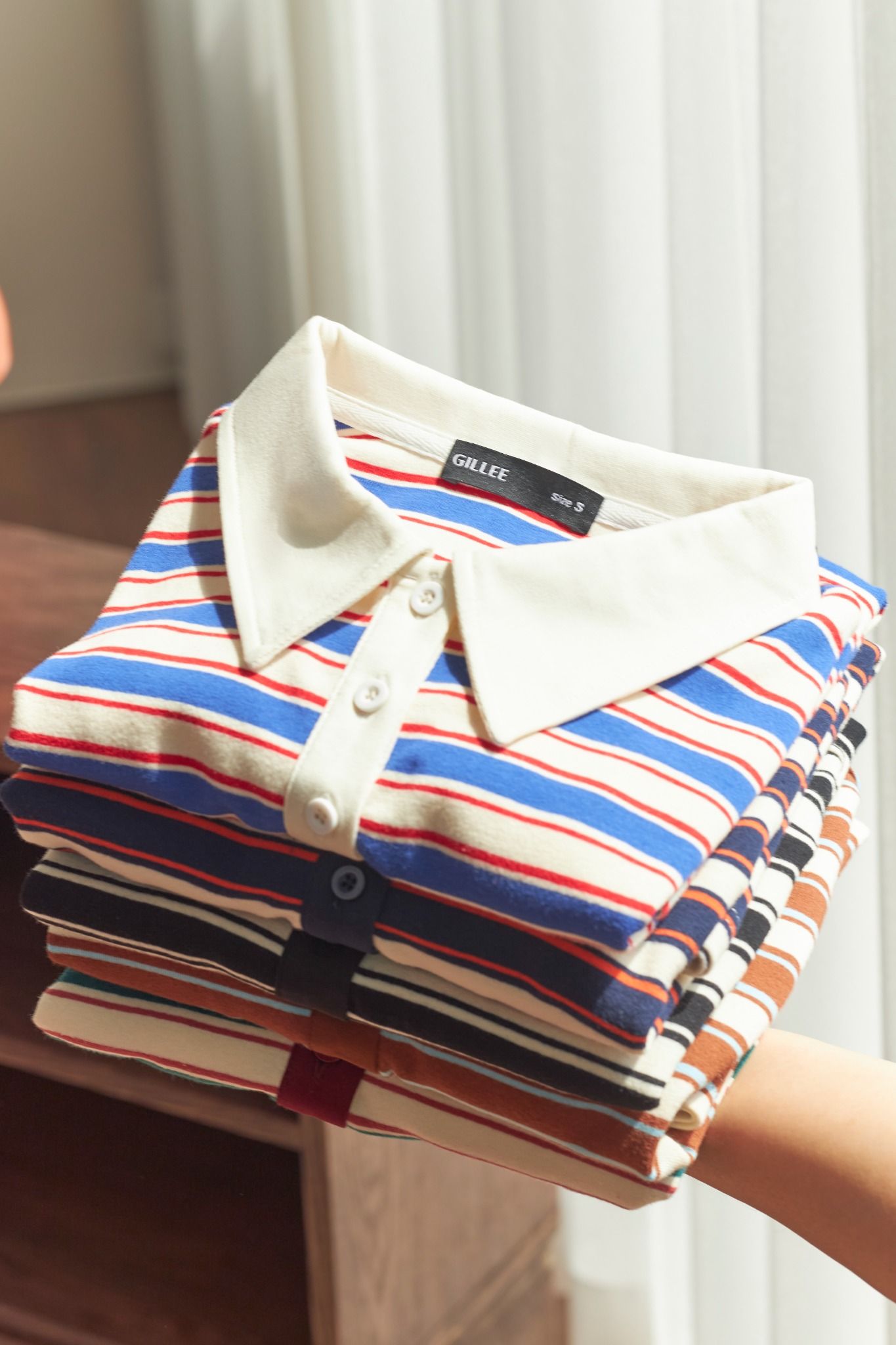 Áo Thun Polo Sọc Ngang FAP076