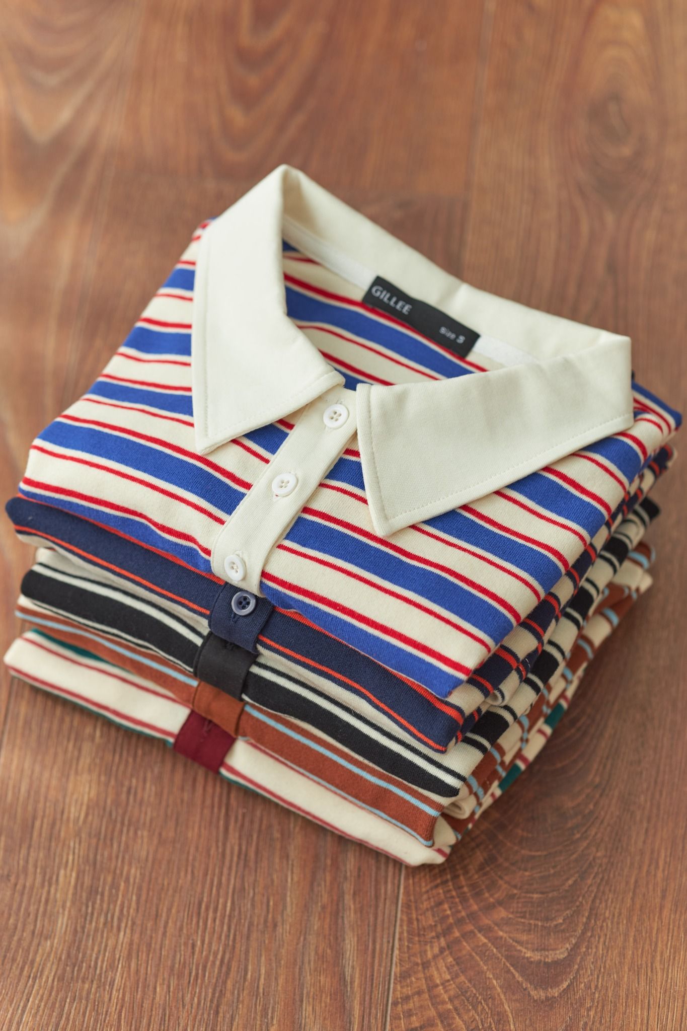 Áo Thun Polo Sọc Ngang FAP076