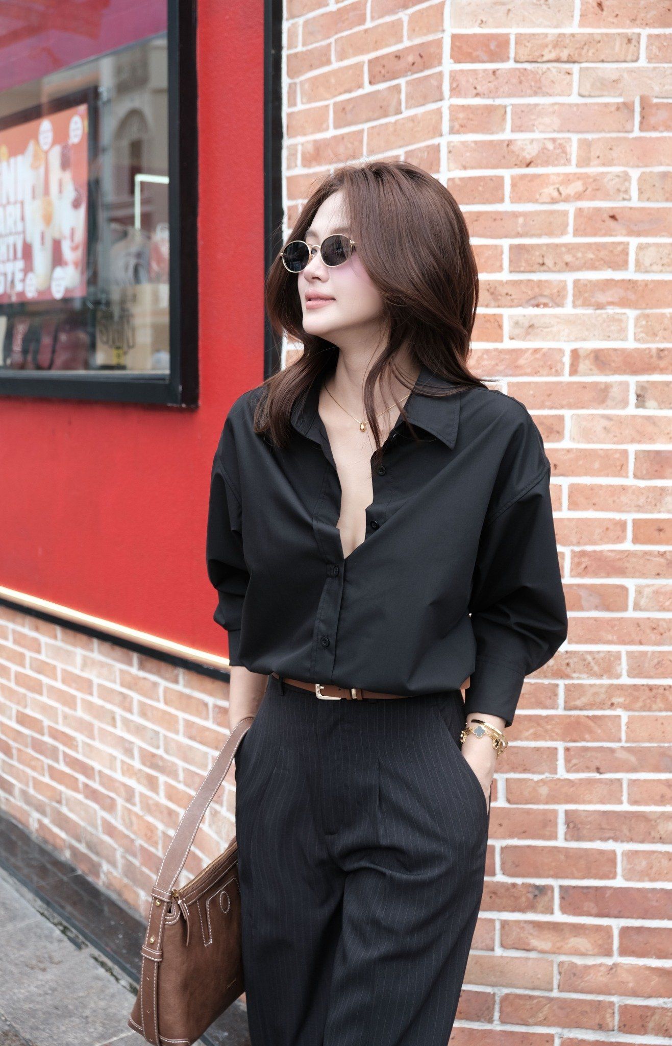 Quần Rộng Sọc 1 Ly FQR049