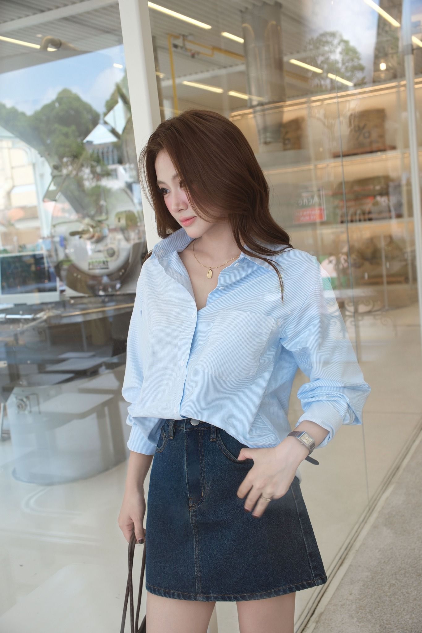 Chân Váy Jean Ngắn FVJ030