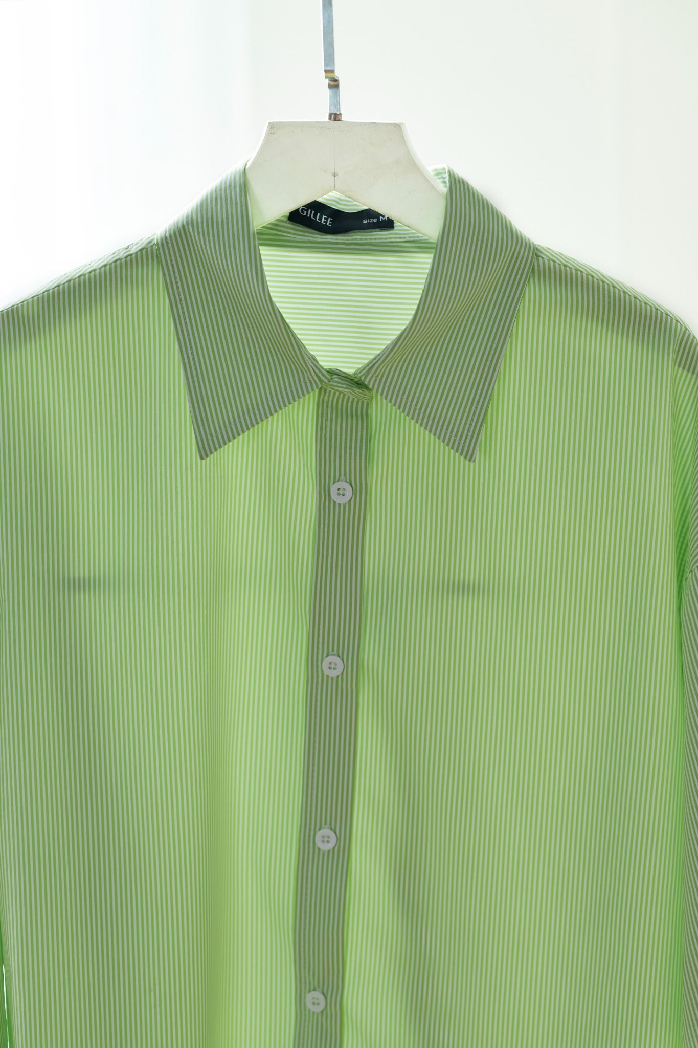 Áo Sơ Mi Sọc Oversize FAS298