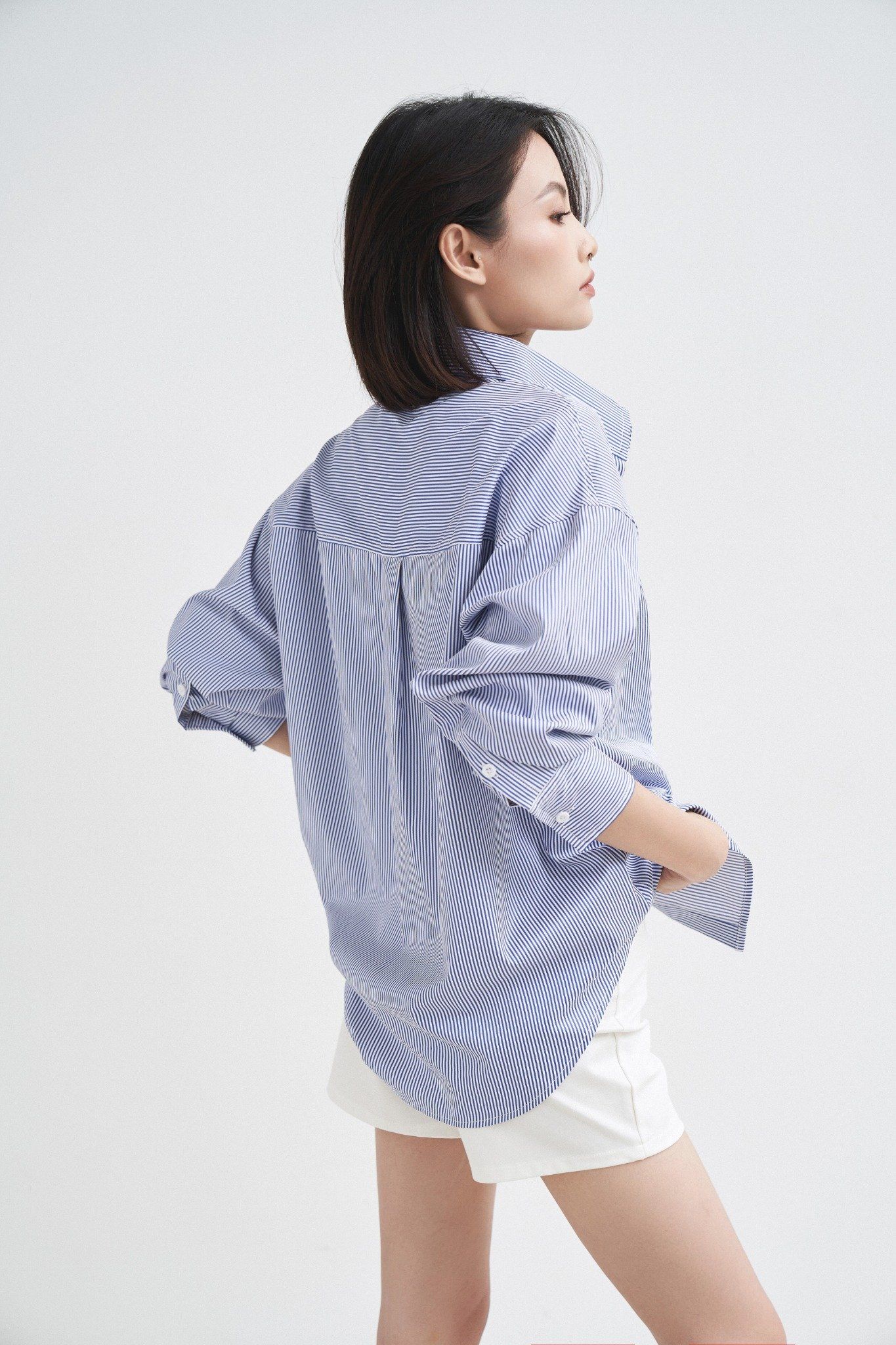 Áo Sơ Mi Sọc Oversize FAS292