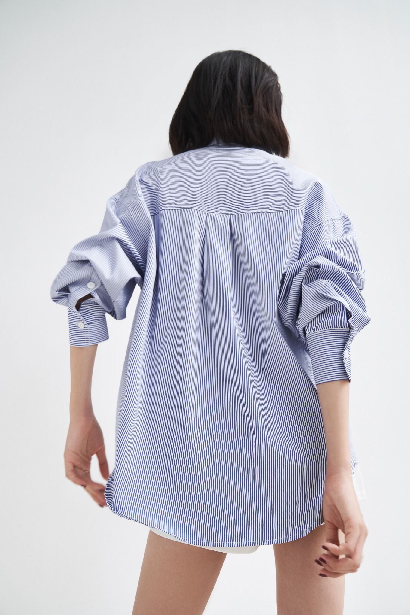 Áo Sơ Mi Sọc Oversize FAS292