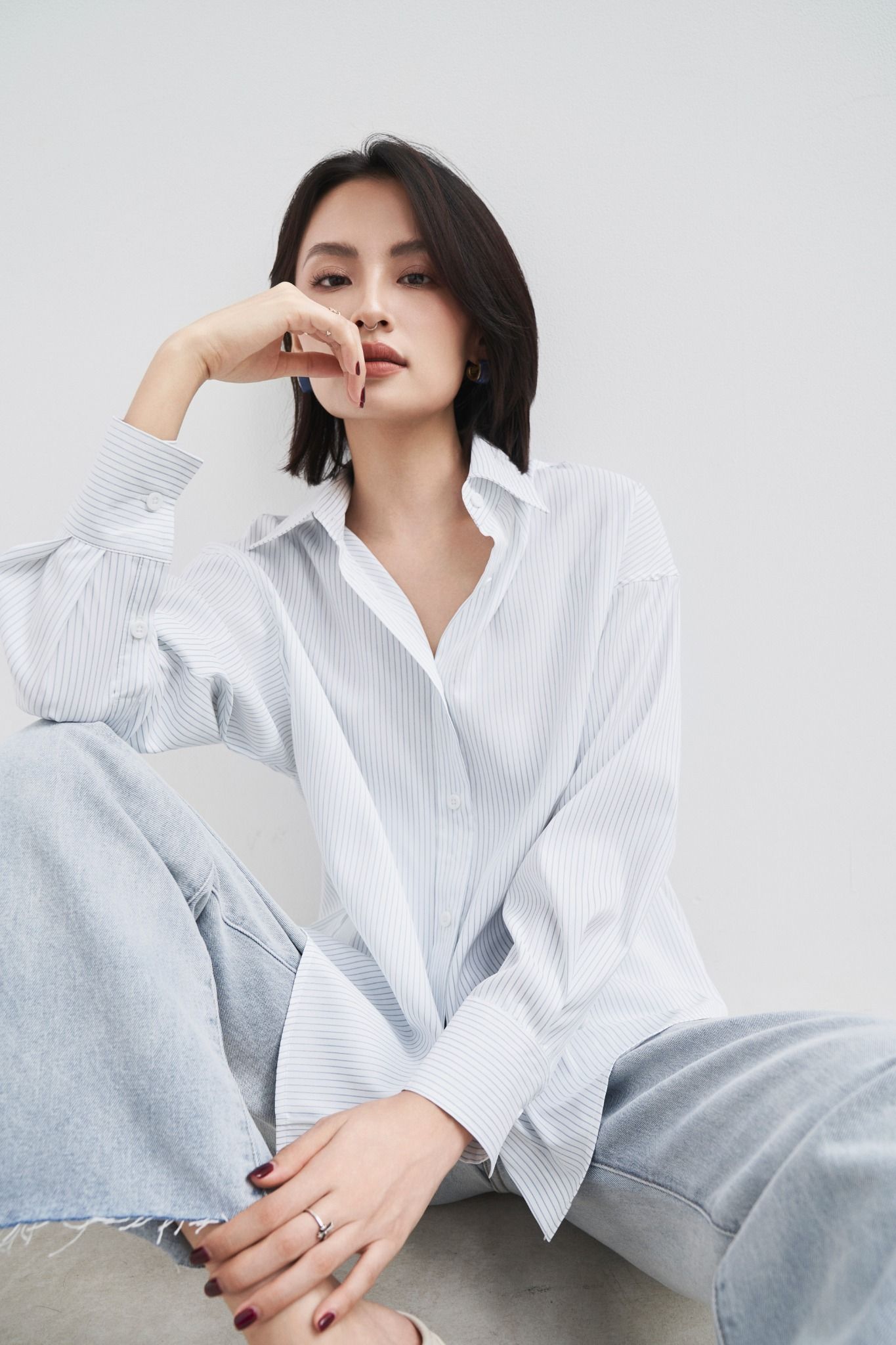 Áo Sơ Mi Sọc Oversize FAS292