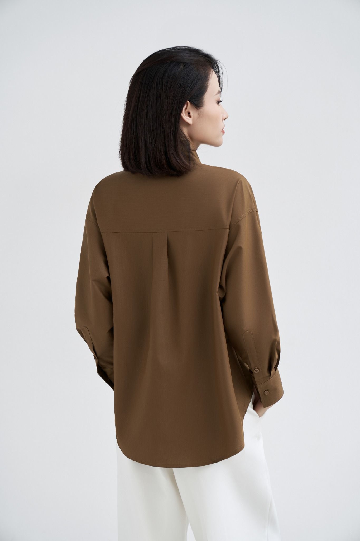 Áo Sơ Mi Trơn Oversize FAS291