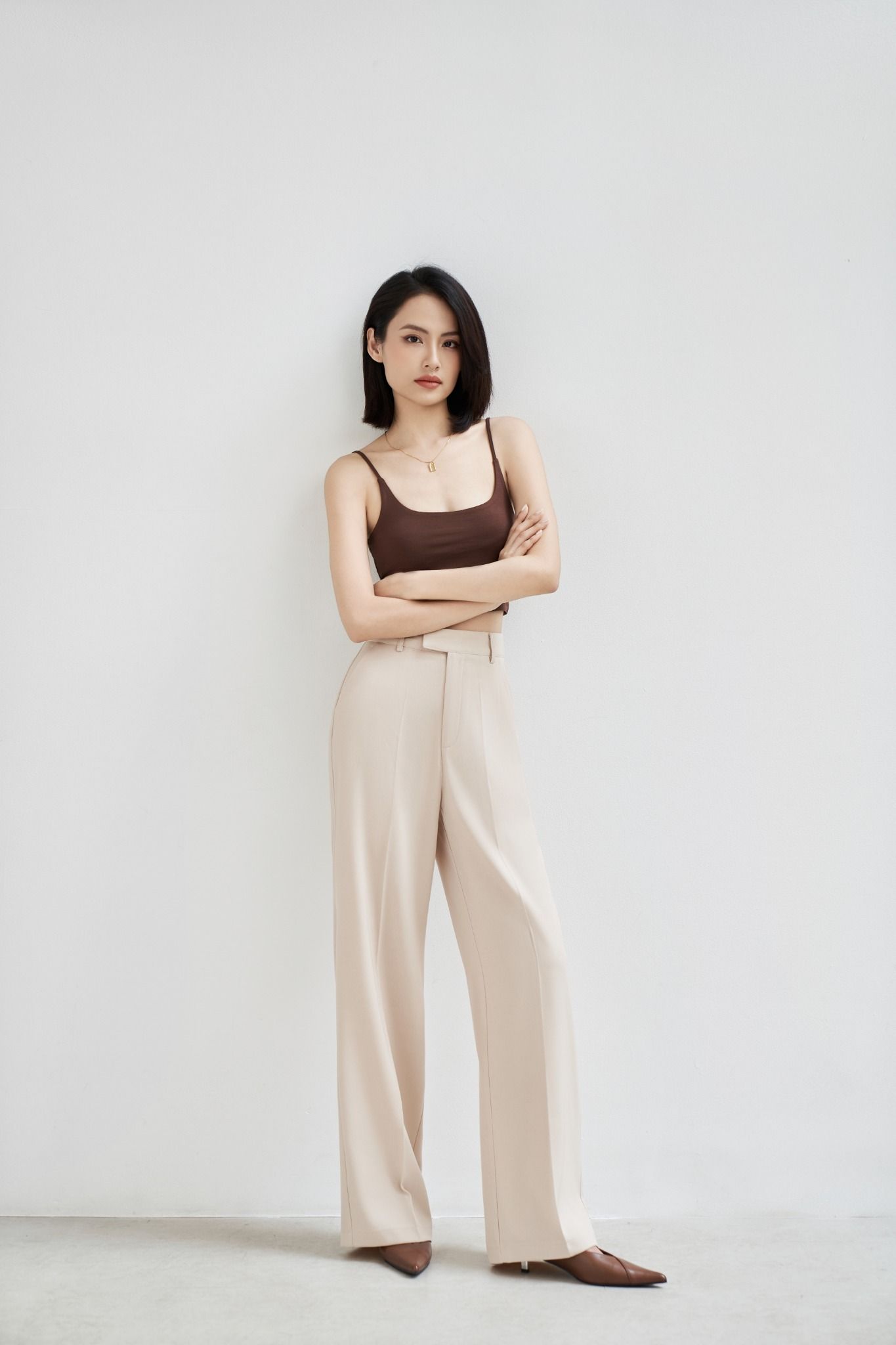 Quần Ống Rộng Trơn FQR036