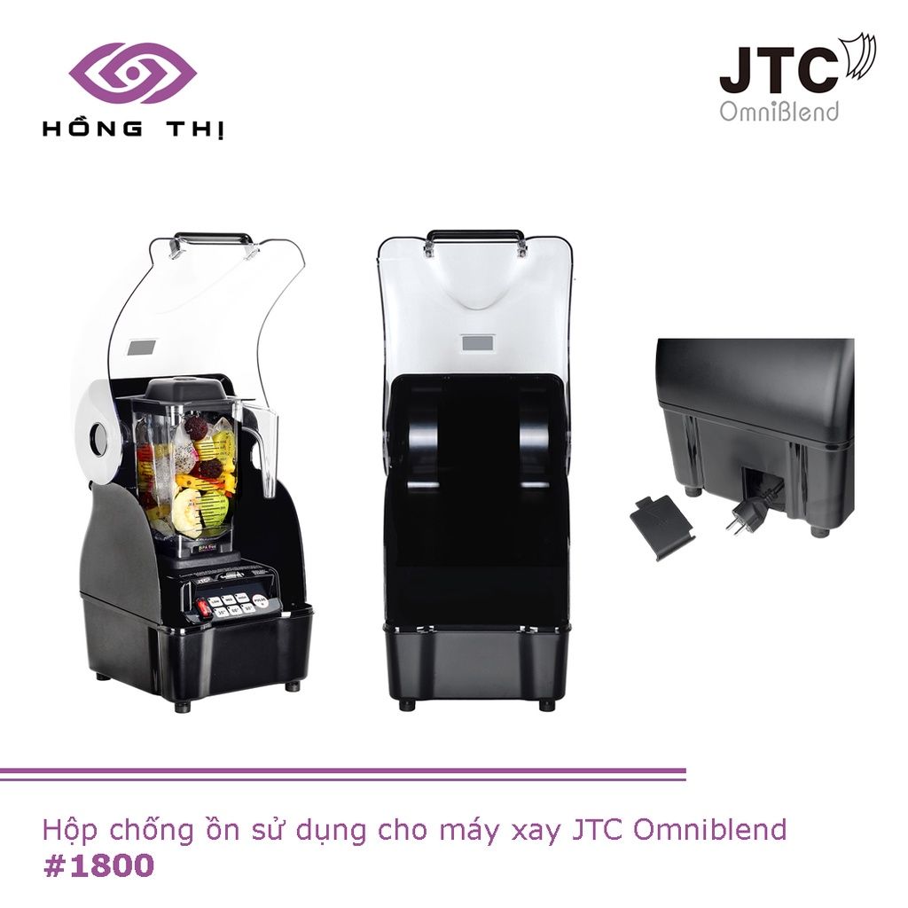  Hộp chống ồn sử dụng cho máy xay sinh tố công nghiệp JTC OmniBlend - Nhập khẩu chính hãng 