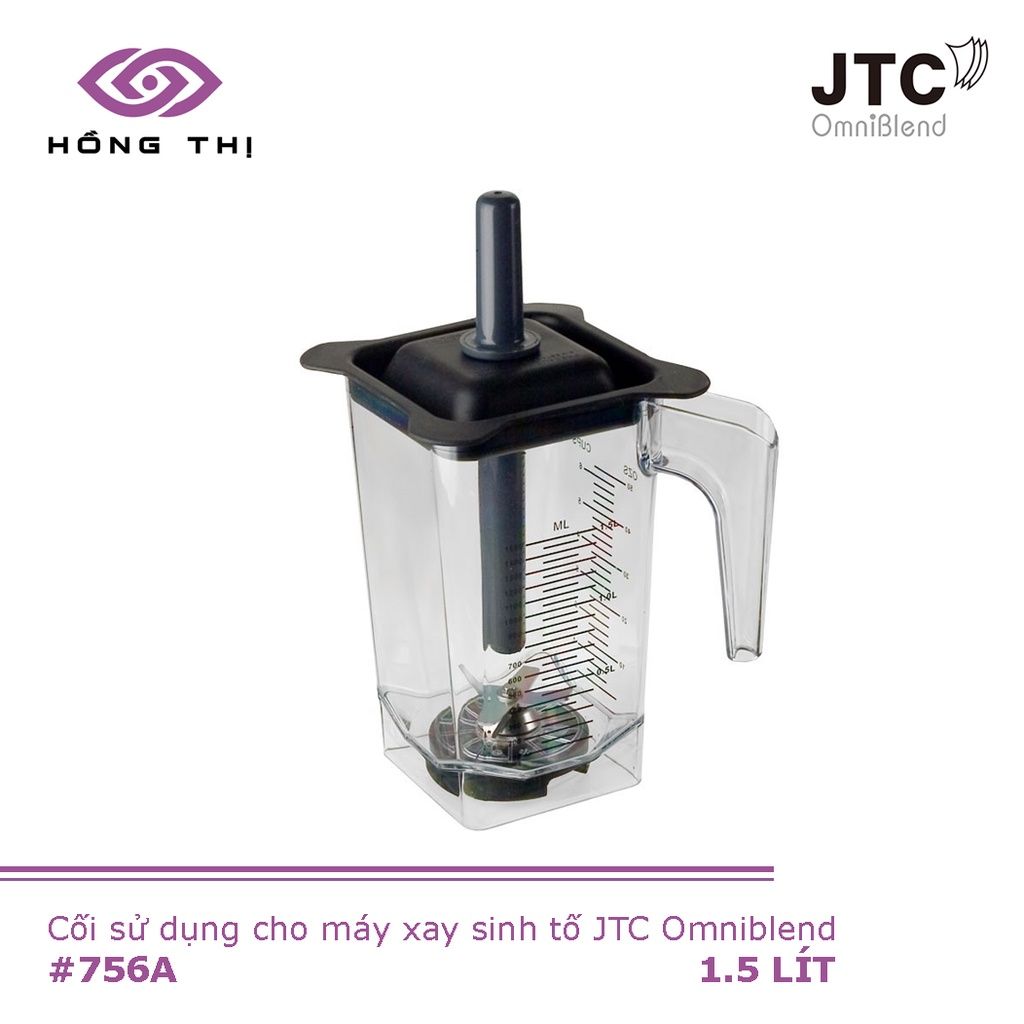  Cối máy xay sinh tố công nghiệp 1.5 Lít JTC OmniBlend mã hàng #756A- HÀNG NHẬP KHẨU CHÍNH HÃNG 