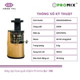  Máy ép chậm hoa quả PROMIX SJ-06 - Nhập Khẩu Chính Hãng 