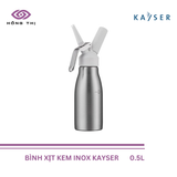  Bình Xịt Kem Inox KAYSER 0.5 Lít ( Bình Inox, đầu nhựa) - Hàng Nhập Khẩu Chính Hãng 