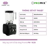  Máy xay công nghiệp PROMIX PM - 911B - Nhập Khẩu Chính Hãng 