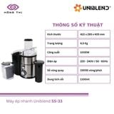 Máy ép nhanh Uniblend SS-33 - Nhập Khẩu Chính Hãng