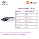 Cân điện tử chống nước Unibar UB-3K