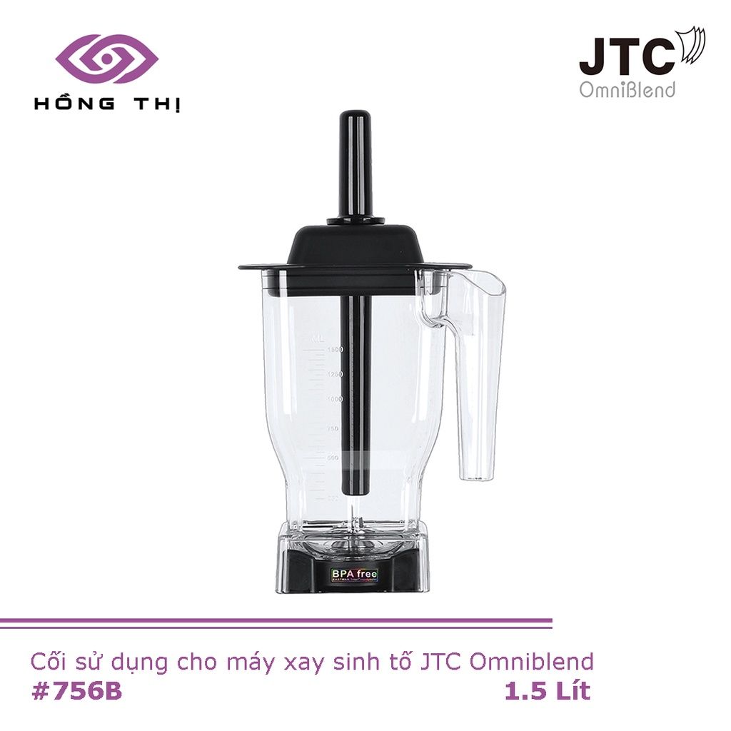  Cối máy xay sinh tố công nghiệp 1.5 Lít hiệu JTC OmniBlend  mã hàng #756B - HÀNG NHẬP KHẨU CHÍNH HÃNG 