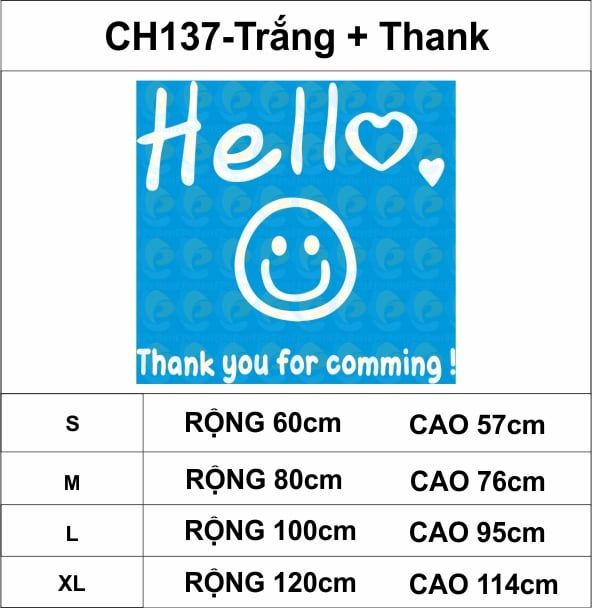Tranh mica EPeBen dán tường nổi 3d hình Welcome hello mặt cười decor trang trí quán trà sữa, cửa hàng, spa, salon