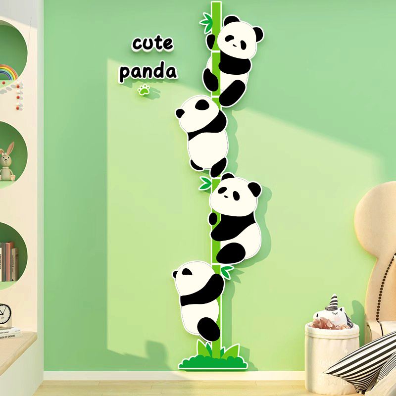 Tranh Fomex EPeBen dán tường nổi 3d Hình Gấu Trúc Đáng yêu decor trang trí Phòng cho ngủ bé, Phòng khách, Mẫu giáo