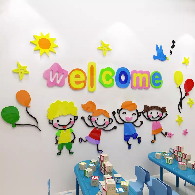 Tranh mica EPeBen dán tường nổi 3d hình Thế Giới Đại Dương decor trang trí Phòng cho bé, Phòng ngủ, Phòng khách,Mầm non