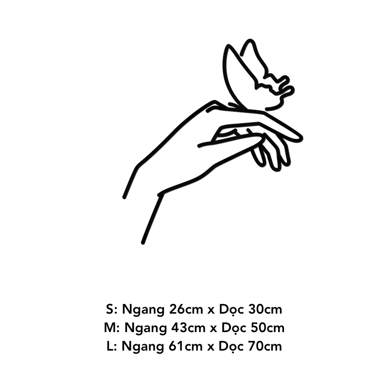 Tranh mica EPeBen dán tường nổi 3d hình Cô Gái phong cách decor trang trí Phòng Khách, Phòng Ngủ