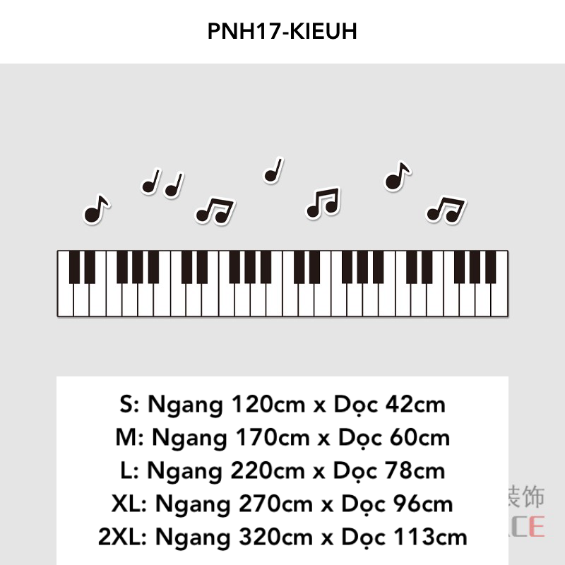 Tranh mica EPeBen dán tường nổi 3d hình Lớp Học Dạy Âm Nhạc decor trang trí Mầm Non, mẫu giáo, nốt nhạc, phím đàn piano