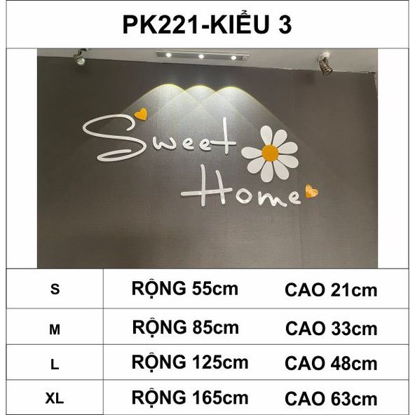 Tranh mica EPeBen dán tường nổi 3d hình Sweet Home decor trang trí nhà cửa, phòng khách, phòng ngủ