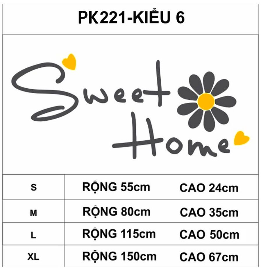 Tranh mica EPeBen dán tường nổi 3d hình Sweet Home decor trang trí nhà cửa, phòng khách, phòng ngủ