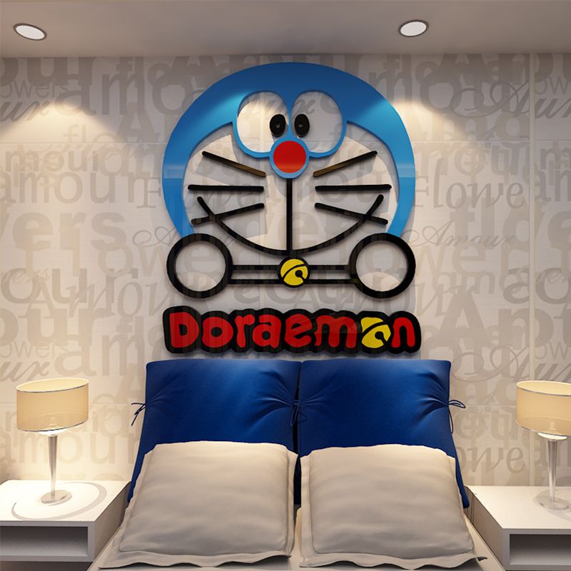 Tranh mica EPeBen dán tường nổi 3d hình Doremon Doraemon smile, trang trí phòng cho bé, mầm non, mẫu giáo, khu vui chơi
