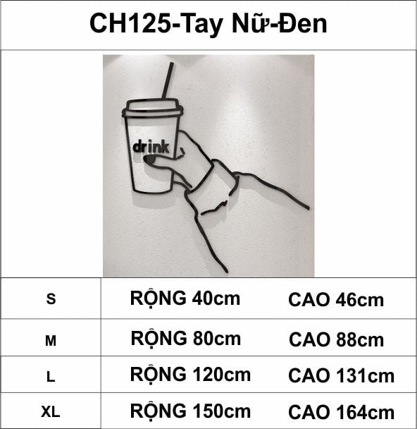 Tranh mica EPeBen dán tường nổi 3d hình welcome coffee, bông hồng decor trang trí quán cafe, trà sữa, quán ăn, nhà hàng