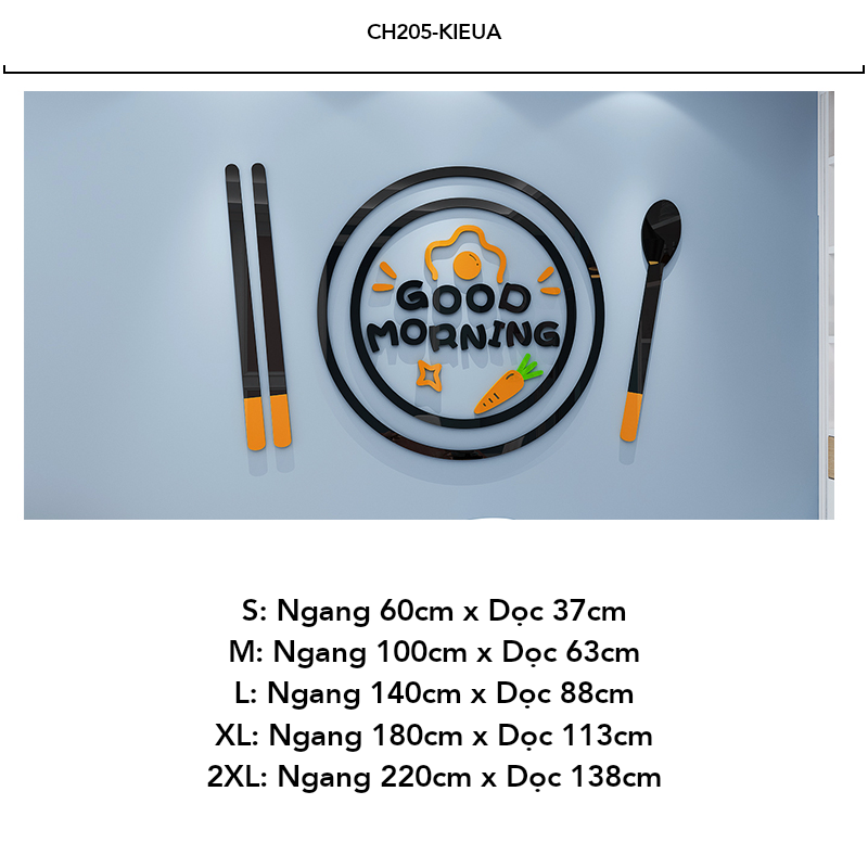 Tranh mica EPeBen dán tường nổi 3d Hình chế biến món ăn decor trang trí Phòng bếp, Phòng ăn, Cửa hàng, Phòng cho bé