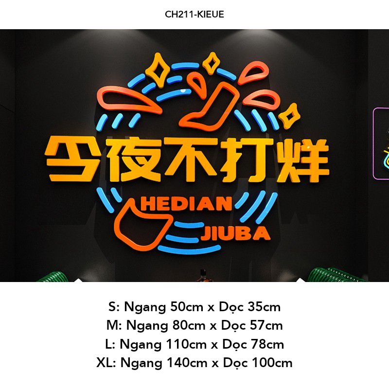 Tranh mica EPeBen dán tường nổi 3d hình Cool IDEA, Lucky Plan decor trang trí Cửa hàng, Văn Phòng, Phòng làm việc