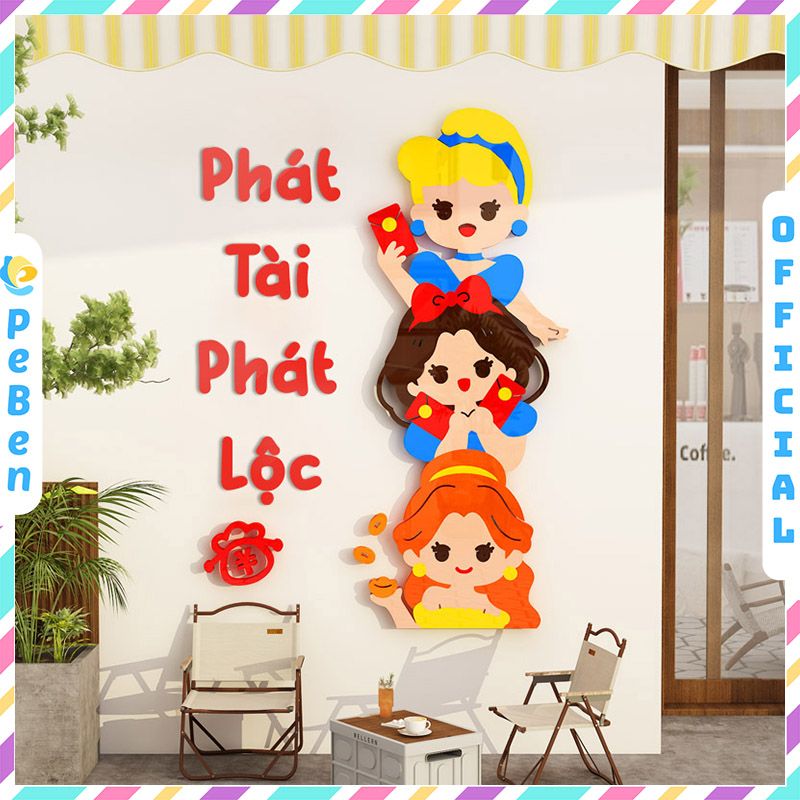 Tranh mica EPeBen dán tường nổi 3d Kính mời quý khách Có Thẻ trang trí Phòng ăn,Phòng bếp,Quán ăn