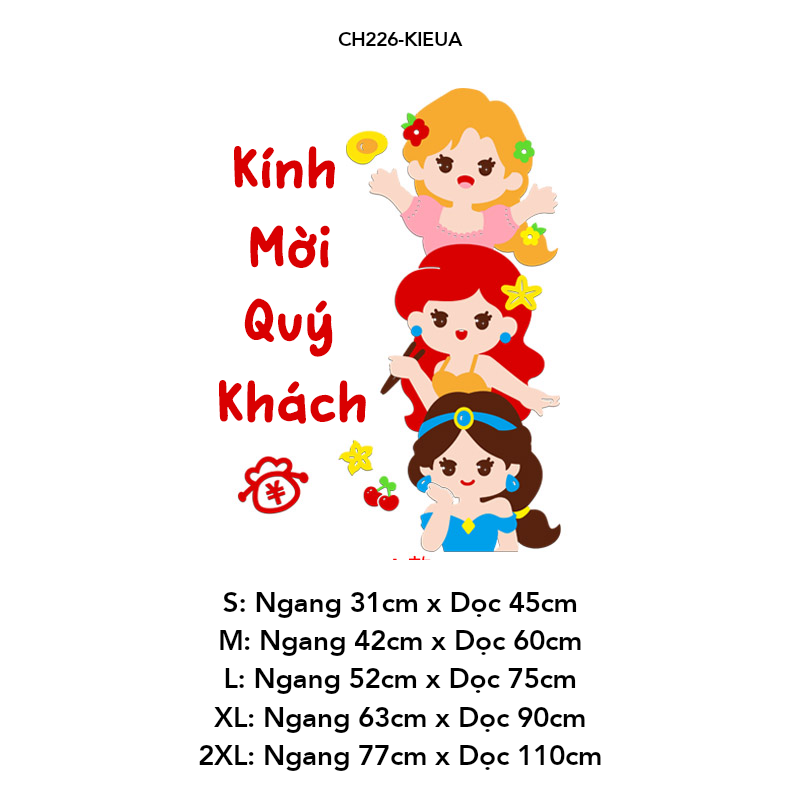 Tranh mica EPeBen dán tường nổi 3d Kính mời quý khách Có Thẻ trang trí Phòng ăn,Phòng bếp,Quán ăn