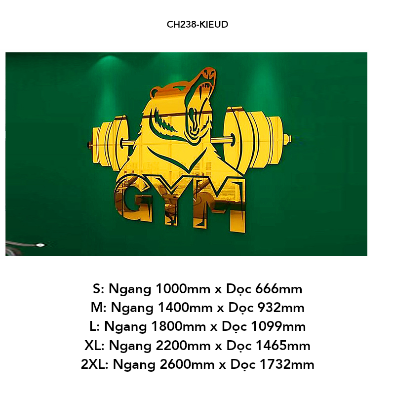 Tranh mica EPeBen dán tường nổi 3d hình Sức mạnh thể chất decor trang trí Phòng fitness, Phòng gym, Phòng giải trí