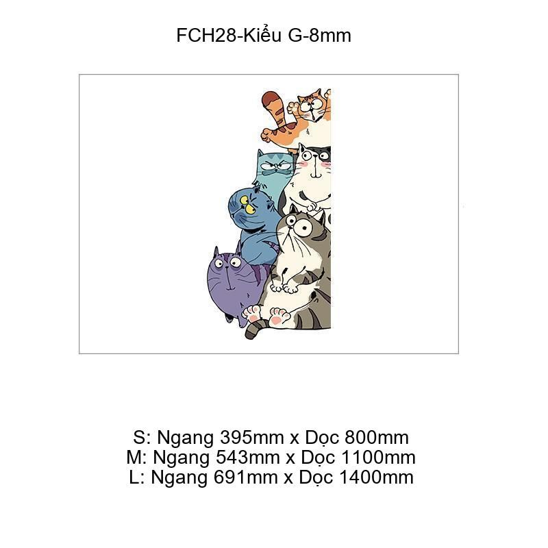 Tranh Fomex EPeBen dán tường nổi 3d Chú Mèo Đáng Yêu trang trí Cửa Hàng,Spa Thú Cưng