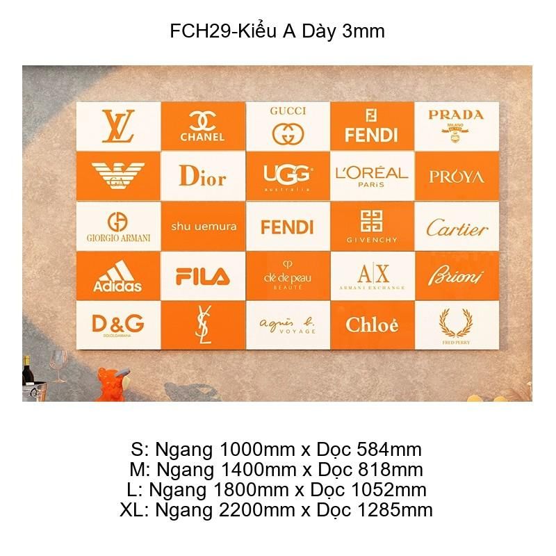 Tranh Fomex EPeBen dán tường nổi 3d Thương Hiệu Cao Cấp trang trí Cửa Hàng