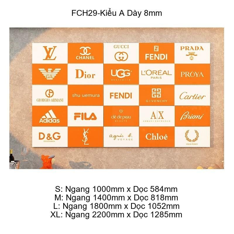 Tranh Fomex EPeBen dán tường nổi 3d Thương Hiệu Cao Cấp trang trí Cửa Hàng