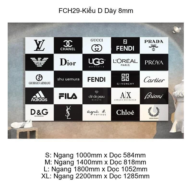 Tranh Fomex EPeBen dán tường nổi 3d Thương Hiệu Cao Cấp trang trí Cửa Hàng