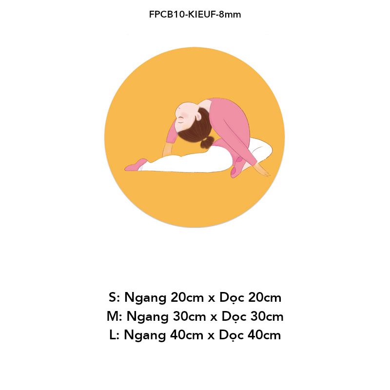 Tranh Fomex EPeBen dán tường nổi 3d Hình Cô Gái Tập Yoga decor trang trí Phòng Thể Dục,Phòng Yoga,Phòng Gym